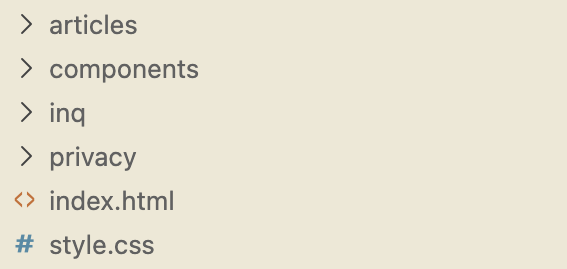 改善した後のフォルダの画像