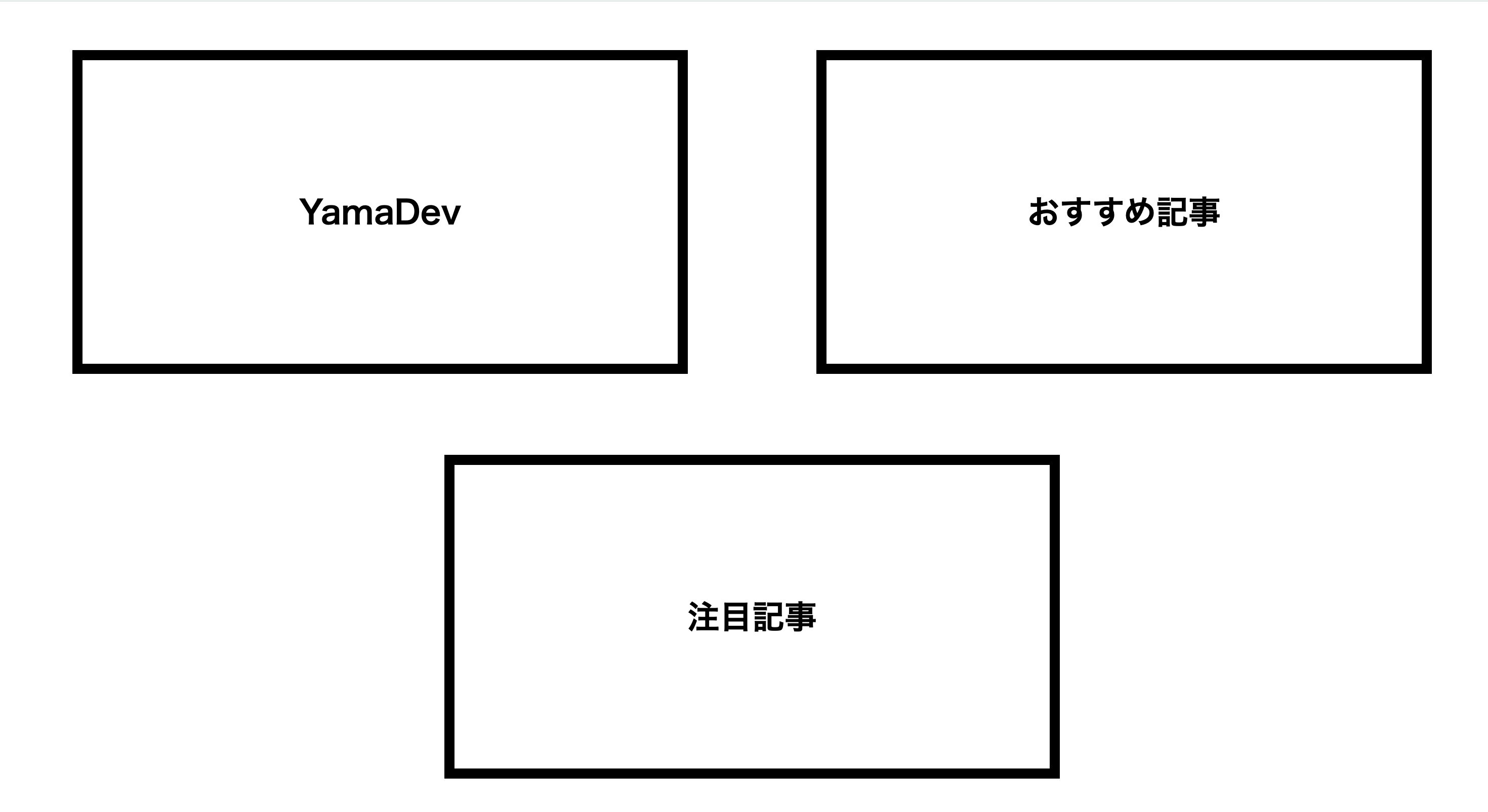 10pxのborderが複数ある画面